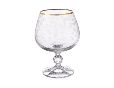 40149/43037/250 Клавдия бокал для бренди 250 мл(6 шт), Богемия Чехия 46394