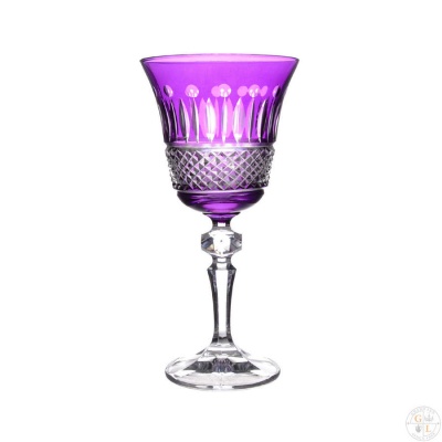 Laura/Falco бокал для вина 170 мл хрусталь фиолетовый  (6 шт) Богемия Чехия 57336_9709247
