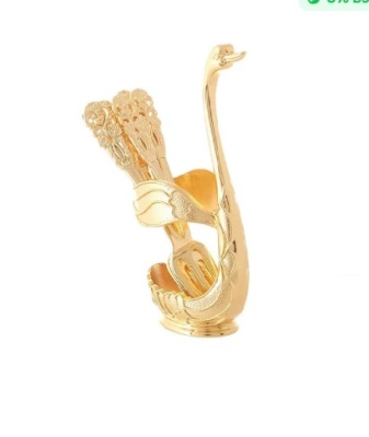 Набор вилок на подставке , 3.8*6.5*12.5 золото, (6 шт) 63673_9709457