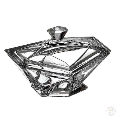 Конфетница с крышкой 16см Origami (Оригами) Богемия Чехия 34960_9706166