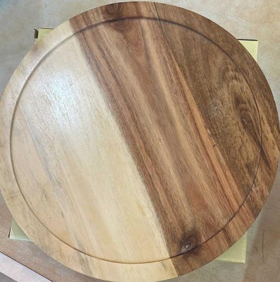 Подставка вращающейся бамбук диаметр 30 см.Lenardi