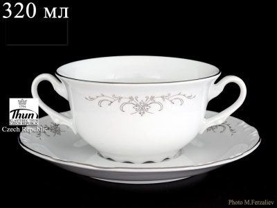 73511 Констанция чашка с блюдцем для бульона 170 мл