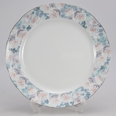 8103100 Роза Блюдо круглое мелкое 30см 