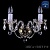 1400/2 Бра  патина, 2х40 w, 29х21х22 см Bohemia Ivele Crystal Чехия_8800193