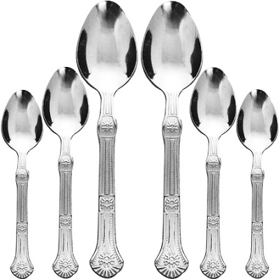 23253 Ложки чайные 6шт. МВ длина-13,4см нерж.сталь._9900103