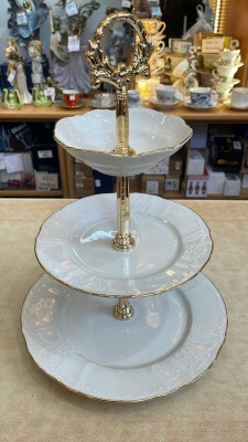 311 Бернадотт этажерка (горка) 3-х ярусная, (13.19.25см) 