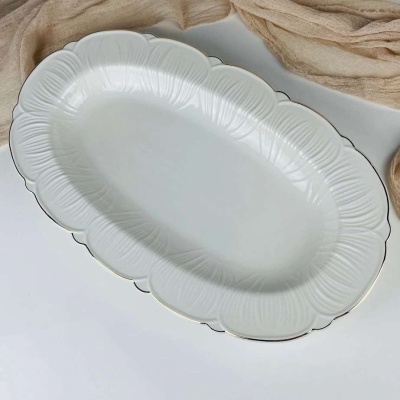 109-278 Овальное блюдо 46см ORCHIDEA в под.уп.Фарфор