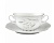 76031 Констанция чашка с блюдцем для бульена 335 мл, блюдце 170 мм ; 