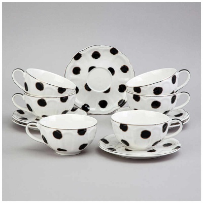 ЧАЙНЫЙ НАБОР LEFARD НА 6 ПЕР. 12 ПР. 280 МЛ ГОРОХ											_8415004