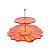 Этажерка (Горка) 2 яруса Plantica RED (красная) Aurum Crystal Чехия 60949_9708942