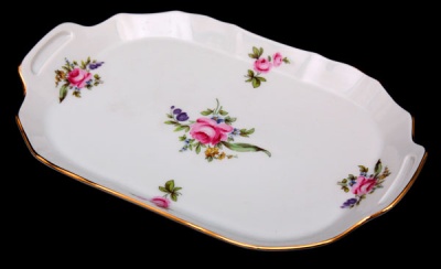 5309 Мейсенский цветок поднос 23см_3200872