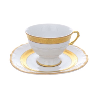 101 Набор мокко кофейных пар 140 мл (6шт) Матовая полоса Мария-тереза Repast Чехия 56214_9709181