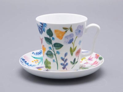 Бокал с блюдцем Ленинградский 3 Primavera 360 мл . 81.34502.00.1 ИФЗ_1600786