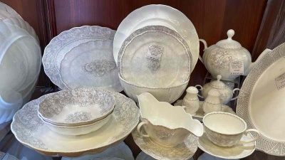 Н 1127000 Версаль столовый набор 11 6/28 МИКС (Версаль+Белый т.27) HATORI (Freydis) Австрия 14715