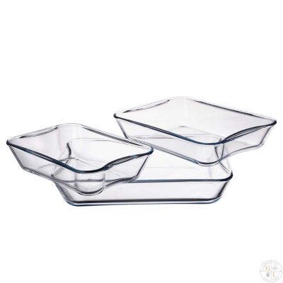 Набор из 3-х форм жаропоч. 27х18;31х23;35х27см в-6см Simax Exclusive Чехия 45738_9708798