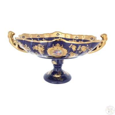 Фруктовница на ножке 30 см Влюблённая пара  Royal Classics 47264_9709438