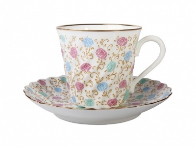 Чашка с блюдцем Витая Хризантема с отв 81.14121.00.1 (ЛФЗ)_1600295