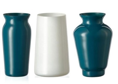 Мини ваза  в-12 см стекло Богемия Чехия в ассортим.