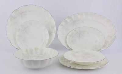 Н 1003021 Магнолия Грэй сервиз столовый 3 6/26 плат.лента 14085 HATORI (Freydis) Австрия