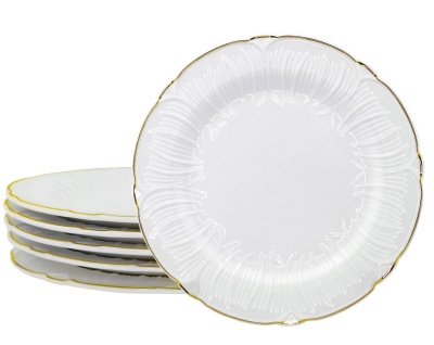 109-174 Набор из 6 тарелок 21см ORCHIDEA в под.уп.Фарфор