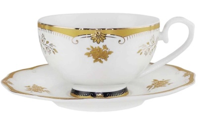 109-146/6 Чайный пара 230мл  Фарфор Lenardi