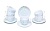 Набор чайных пар JEWEL Беатрис 220 мл  (6шт.) (фарфор) ПС0014-09_9200299