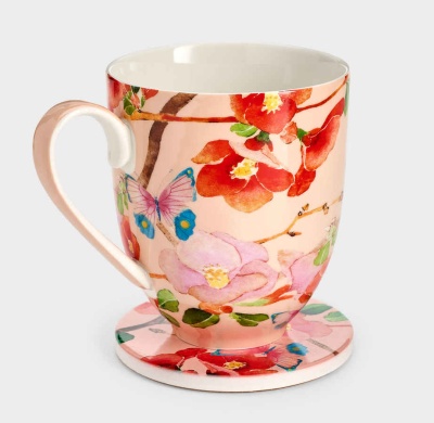 Кружка 400 мл с подставкой 