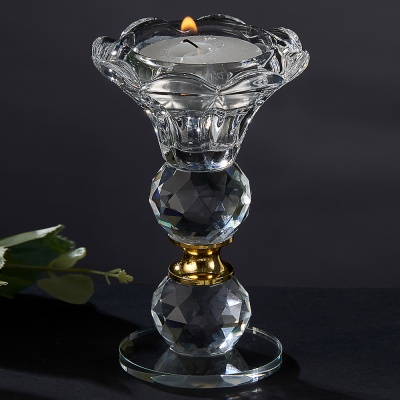 M-YW-62156  Подсвечник из хрустального стекла, 6*6*10 см._6902148