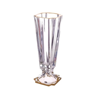 Ваза 39 см Метрополитен Голд (Metropolitan Gold ) Max Crystal Чехия 64771