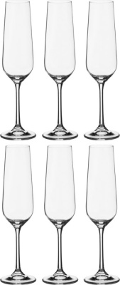 Dora бокал для шампанского 200 мл (6 шт), Богемия Чехия 28203_9707429