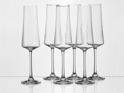 EXCELLENCE Optic фужер для шампанского 210 мл (6 шт), Repast  Чехия 65418_9709354