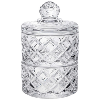 ЕМКОСТЬ ДЛЯ ХРАНЕНИЯ С КРЫШКОЙ 2 яруса 