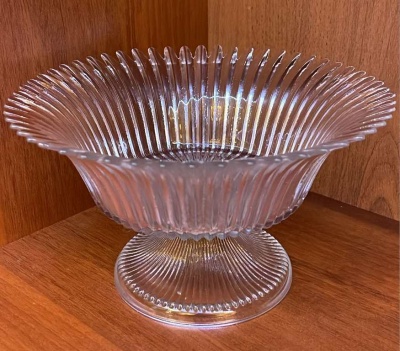 Конфетница на ножке 22см стекло Турция_5200225