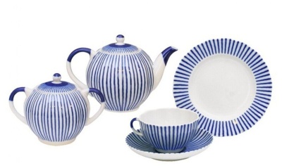 Чайный сервиз 6/20 предм (250мл). Ф.Тюльпан р. Французик 81.20959.00.1 ЛФЗ