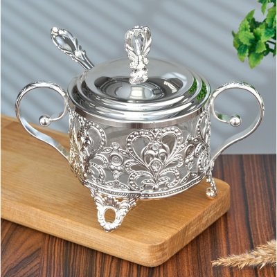 BC-90981/SL  Сахарница с ложкой 200 мл 15,5*9,5*13 см_6901981