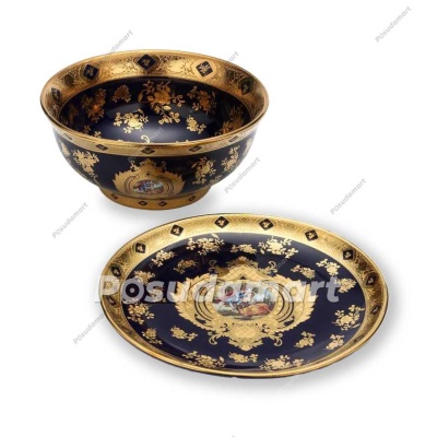 Набор из двух предметов: блюдо 30 см и салатник 26 см  Влюбленная пара, Royal Classics 67140_9709466