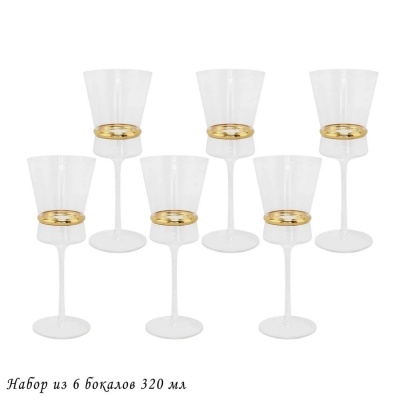 121-032 Набор из 6 бокалов 320мл OLIMP в под.уп.Стекло