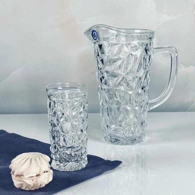 588-570 Набор графин 1000мл и 6 стаканов 300мл в под.уп.Стекло_5000781