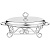 МАРМИТ ОВАЛЬНЫЙ SILVER 2,4L Жаропрочное стекло/Металл  AGNESS 871-500_8413856