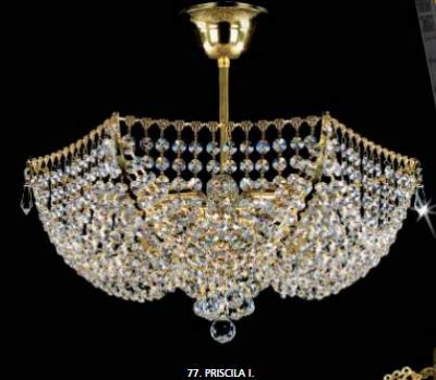 Люстра Присцила 1 6 ламп,6х40W,450х200мм. ArtGlass Чехия_8800050