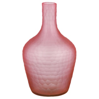 Бутыль (стекло), D13xH22 см, (H-22, D-13, Розовый)_4600326