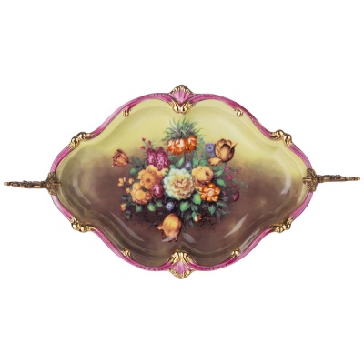 ФРУКТОВНИЦАНА НОЖКЕ 54*29,5*21,5 СМ Фарфор/Металл (цинк) Lefard 46-1324_8413825