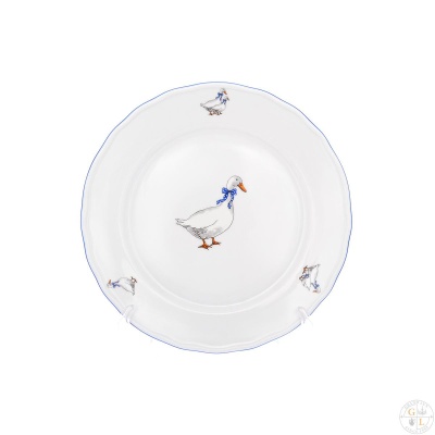 Набор тарелок Гуси 26 см (6 шт) 10005B13382011A1 Dubi Чехия 48103_9708375