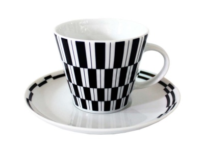 30258 ТОМ чайная пара  260 мл,блюдце 160 мм высокая; 