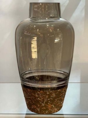 Ваза настольная  h=27,5см, стекло, арт.7010_3900077