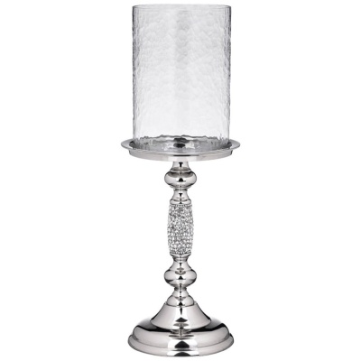 ПОДСВЕЧНИК НА 1 СВЕЧУ Д- 10 см В- 37 см Алюминий/Латунь Индия 875-307_8414881