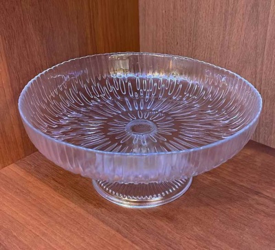 Фруктовница на ножке 25 см, в - 12см, стекло Турция_5200226