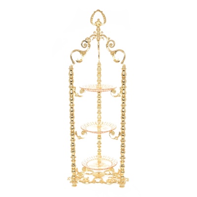 Этажерка (горка) 3 яруса Роза Перла (Rosa Perla) HG06 Италия 50164