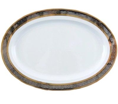 84007 Опал Блюдо овальное 36 см; 