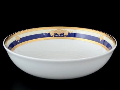 82047 Яна Кобальтовая лента  салатник 19 см  Thun Чехия 15444_3205092